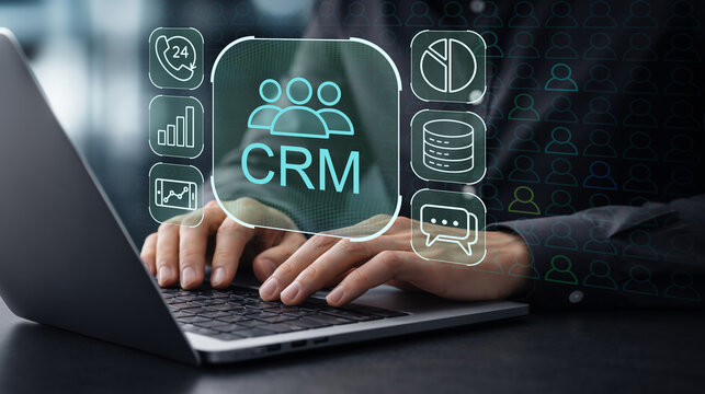 Custom CRM software dashboard